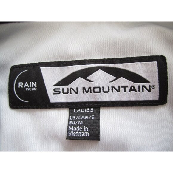 Women Sun Mountain Comcast NBC Employee Polyester Rain Jacket Sz S (WB409) - Picture 8 of 11